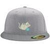 Flexfit 6210 Structured Flat Bill Fitted Hat Thumbnail