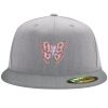 Flexfit 6210 Structured Flat Bill Fitted Hat Thumbnail