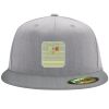 Flexfit 6210 Structured Flat Bill Fitted Hat Thumbnail
