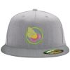 Flexfit 6210 Structured Flat Bill Fitted Hat Thumbnail