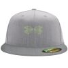 Flexfit 6210 Structured Flat Bill Fitted Hat Thumbnail