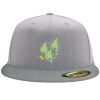 Flexfit 6210 Structured Flat Bill Fitted Hat Thumbnail
