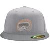Flexfit 6210 Structured Flat Bill Fitted Hat Thumbnail