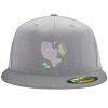 Flexfit 6210 Structured Flat Bill Fitted Hat Thumbnail