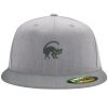 Flexfit 6210 Structured Flat Bill Fitted Hat Thumbnail