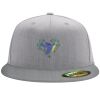 Flexfit 6210 Structured Flat Bill Fitted Hat Thumbnail