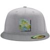 Flexfit 6210 Structured Flat Bill Fitted Hat Thumbnail