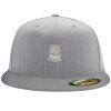 Flexfit 6210 Structured Flat Bill Fitted Hat Thumbnail