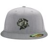 Flexfit 6210 Structured Flat Bill Fitted Hat Thumbnail