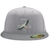 Flexfit 6210 Structured Flat Bill Fitted Hat Thumbnail