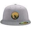 Flexfit 6210 Structured Flat Bill Fitted Hat Thumbnail