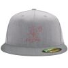 Flexfit 6210 Structured Flat Bill Fitted Hat Thumbnail