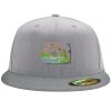 Flexfit 6210 Structured Flat Bill Fitted Hat Thumbnail