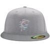 Flexfit 6210 Structured Flat Bill Fitted Hat Thumbnail