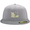 Flexfit 6210 Structured Flat Bill Fitted Hat Thumbnail
