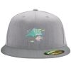 Flexfit 6210 Structured Flat Bill Fitted Hat Thumbnail