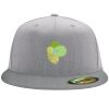 Flexfit 6210 Structured Flat Bill Fitted Hat Thumbnail
