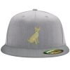 Flexfit 6210 Structured Flat Bill Fitted Hat Thumbnail