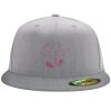 Flexfit 6210 Structured Flat Bill Fitted Hat Thumbnail