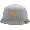 Flexfit 6210 Structured Flat Bill Fitted Hat Thumbnail
