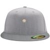 Flexfit 6210 Structured Flat Bill Fitted Hat Thumbnail