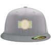 Flexfit 6210 Structured Flat Bill Fitted Hat Thumbnail