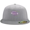 Flexfit 6210 Structured Flat Bill Fitted Hat Thumbnail