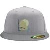 Flexfit 6210 Structured Flat Bill Fitted Hat Thumbnail