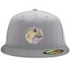 Flexfit 6210 Structured Flat Bill Fitted Hat Thumbnail