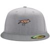 Flexfit 6210 Structured Flat Bill Fitted Hat Thumbnail