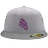 Flexfit 6210 Structured Flat Bill Fitted Hat Thumbnail