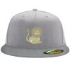 Flexfit 6210 Structured Flat Bill Fitted Hat Thumbnail