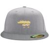 Flexfit 6210 Structured Flat Bill Fitted Hat Thumbnail