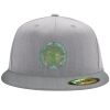 Flexfit 6210 Structured Flat Bill Fitted Hat Thumbnail