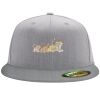Flexfit 6210 Structured Flat Bill Fitted Hat Thumbnail
