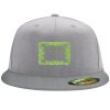 Flexfit 6210 Structured Flat Bill Fitted Hat Thumbnail