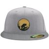 Flexfit 6210 Structured Flat Bill Fitted Hat Thumbnail