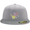 Flexfit 6210 Structured Flat Bill Fitted Hat Thumbnail
