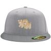 Flexfit 6210 Structured Flat Bill Fitted Hat Thumbnail