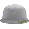 Flexfit 6210 Structured Flat Bill Fitted Hat Thumbnail