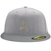 Flexfit 6210 Structured Flat Bill Fitted Hat Thumbnail