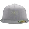 Flexfit 6210 Structured Flat Bill Fitted Hat Thumbnail