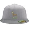Flexfit 6210 Structured Flat Bill Fitted Hat Thumbnail