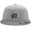 Flexfit 6210 Structured Flat Bill Fitted Hat Thumbnail