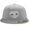 Flexfit 6210 Structured Flat Bill Fitted Hat Thumbnail
