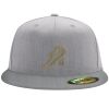 Flexfit 6210 Structured Flat Bill Fitted Hat Thumbnail
