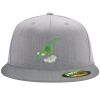 Flexfit 6210 Structured Flat Bill Fitted Hat Thumbnail
