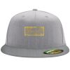 Flexfit 6210 Structured Flat Bill Fitted Hat Thumbnail