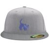 Flexfit 6210 Structured Flat Bill Fitted Hat Thumbnail