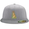 Flexfit 6210 Structured Flat Bill Fitted Hat Thumbnail